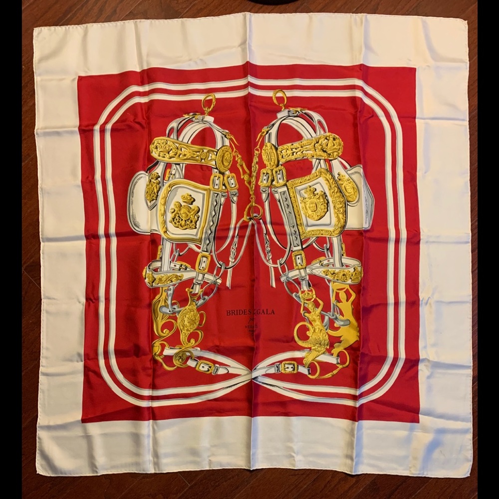 Authentic HERMÈS BRIDES de GALA Scarf